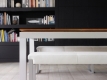 <strong>Metal line</strong>: consists of an aluminium colour steel structure, and a variety of wooden veneered table top and pool table rails. Finger print protected stainless steel is available as an option. 